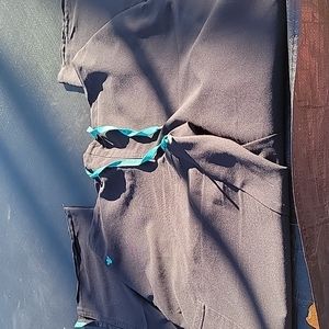 Woman's black scrub pants